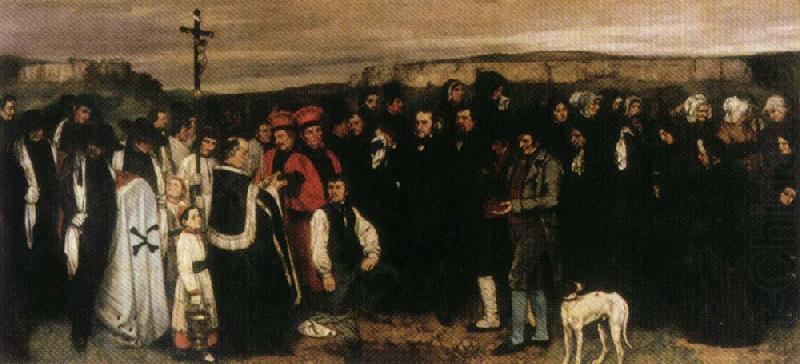 The Burial at Ornans, Gustave Courbet
